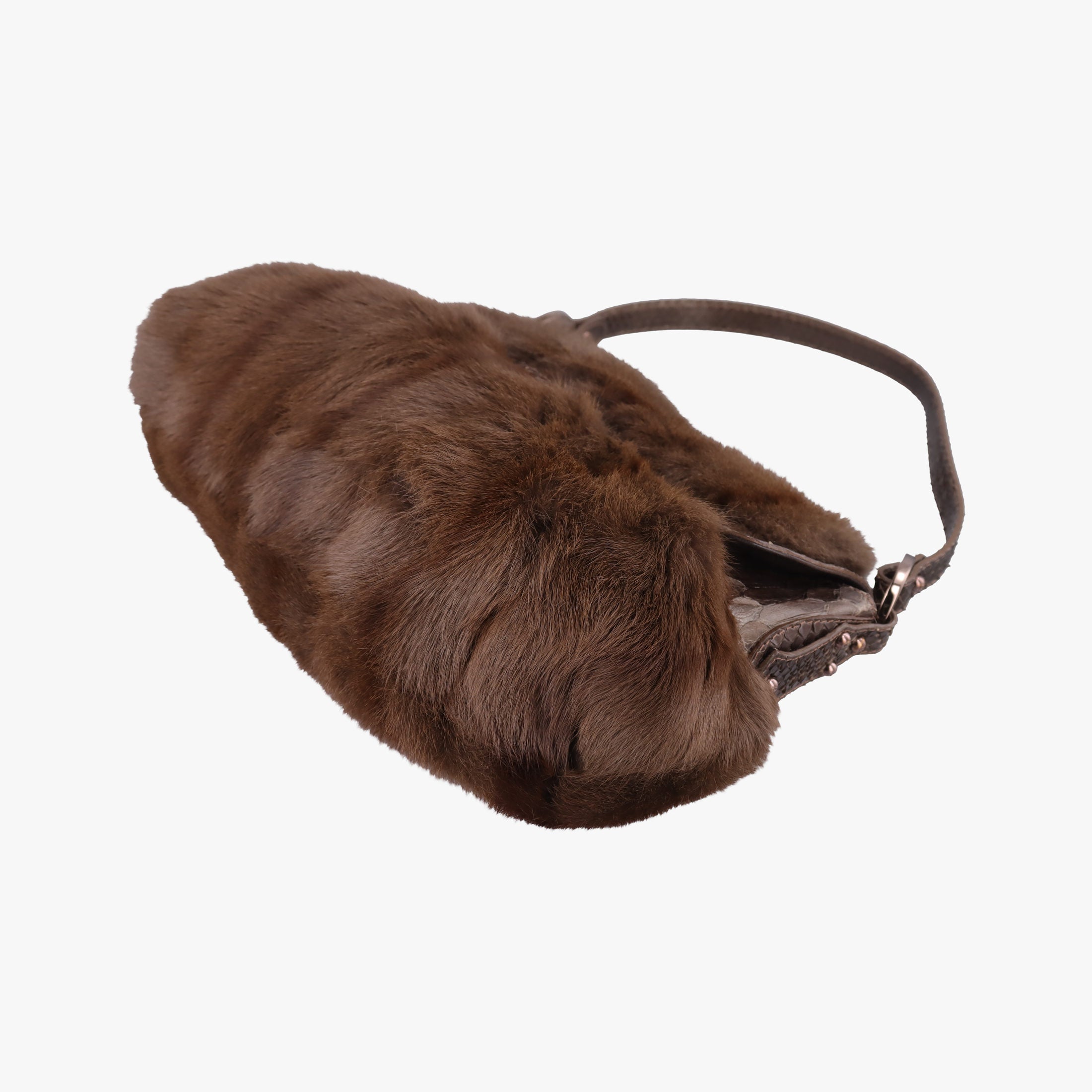 Chef Brown Mink Fur × Python 8BR445 2373-8BR353-JQQ-039シェフ ブラウン ミンク × パイソン 8BR445 2373-8BR353-JQQ-039