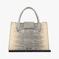 Miu Lady Beige Lizard Embossed Leather 5BA044 53ミュウ レディ ベージュ リザード型押しレザー 5BA044 53