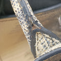Miu Lady Beige Lizard Embossed Leather 5BA044 53ミュウ レディ ベージュ リザード型押しレザー 5BA044 53