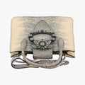 Miu Lady Beige Lizard Embossed Leather 5BA044 53ミュウ レディ ベージュ リザード型押しレザー 5BA044 53