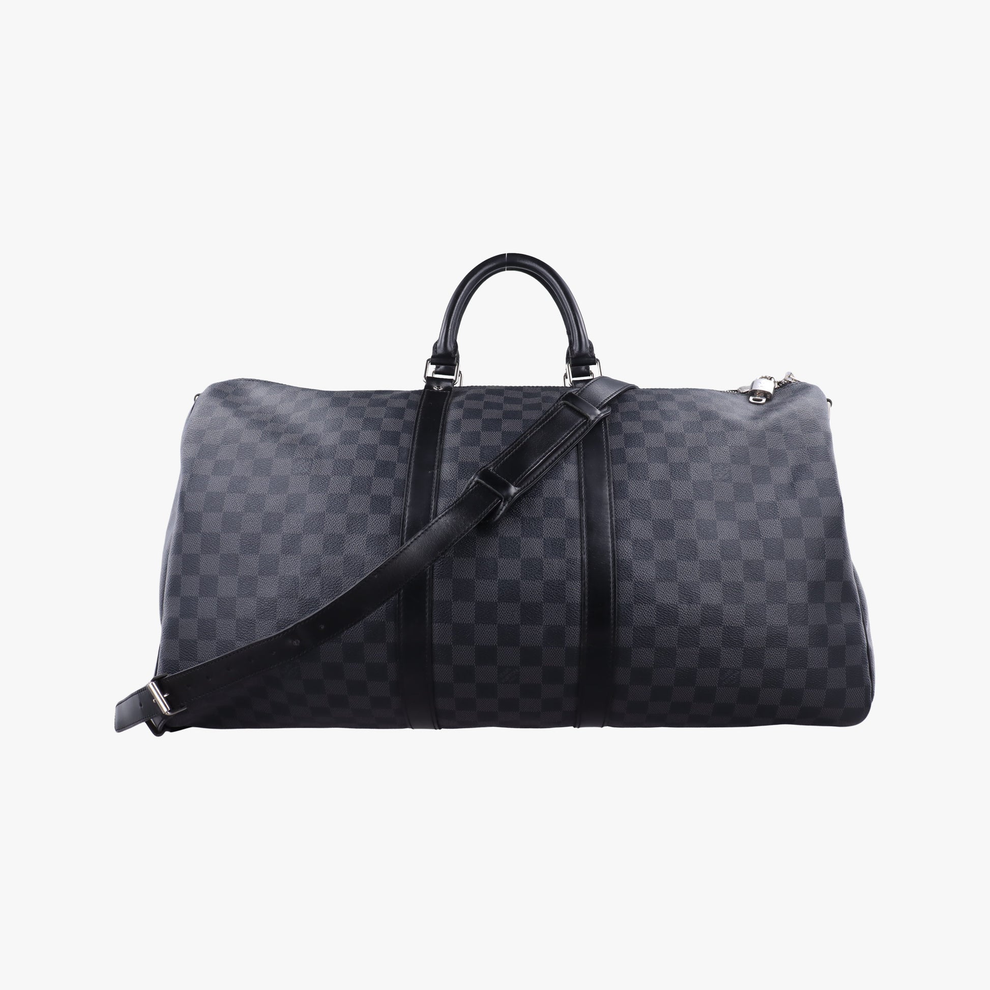 Keepall Bandouliere 55 Noir Damier Graphite N41413 MB2079キーポルバンドリエール55 ノワール ダミエグラフィット N41413 MB2079