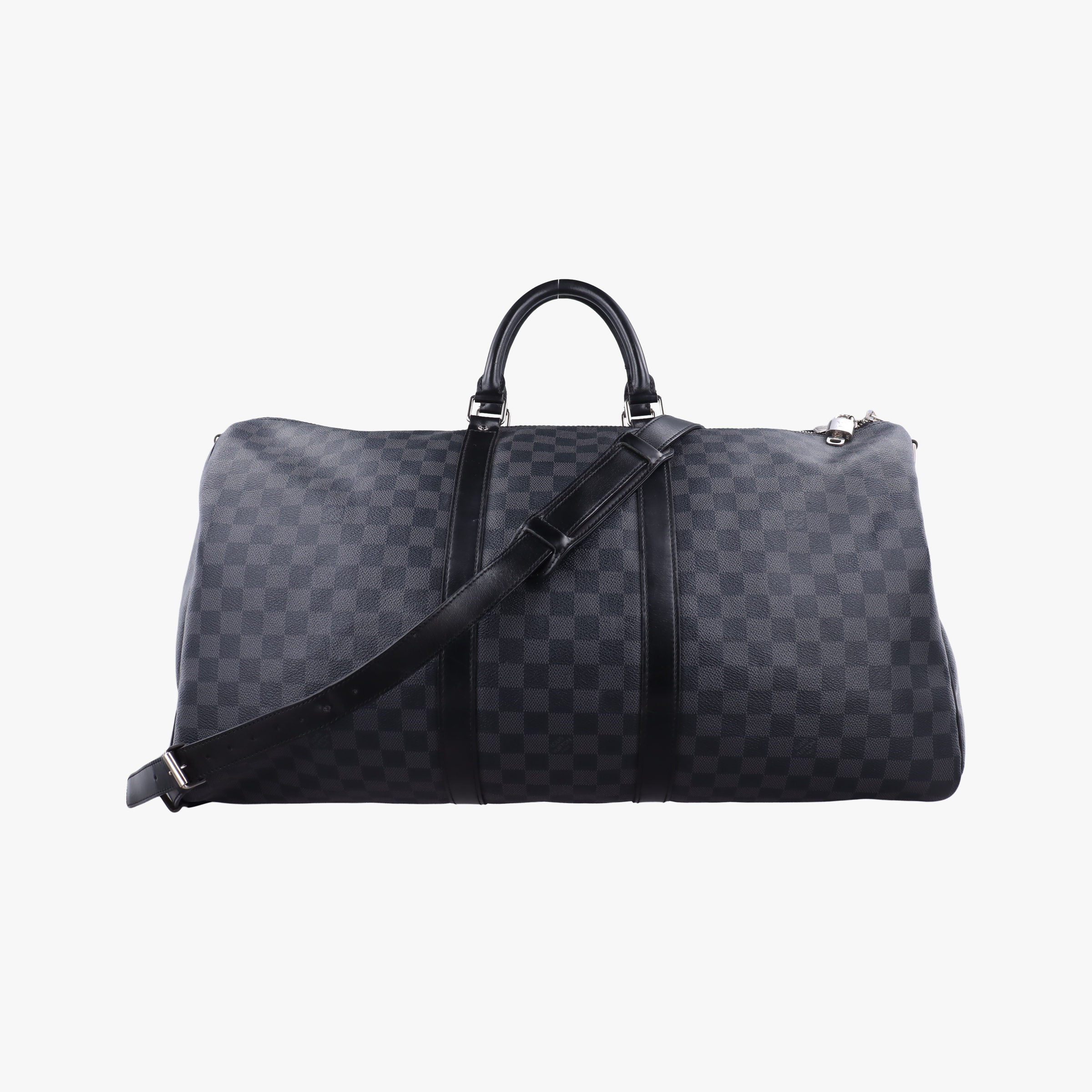Keepall Bandouliere 55 Noir Damier Graphite N41413 MB2079キーポルバンドリエール55 ノワール ダミエグラフィット N41413 MB2079