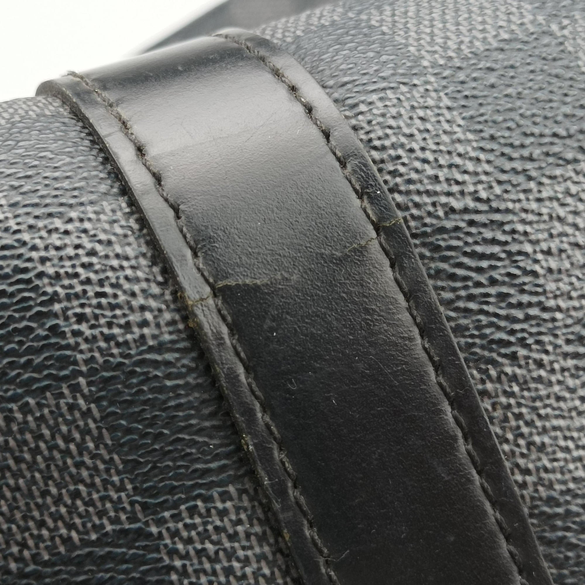 Keepall Bandouliere 55 Noir Damier Graphite N41413 MB2079キーポルバンドリエール55 ノワール ダミエグラフィット N41413 MB2079