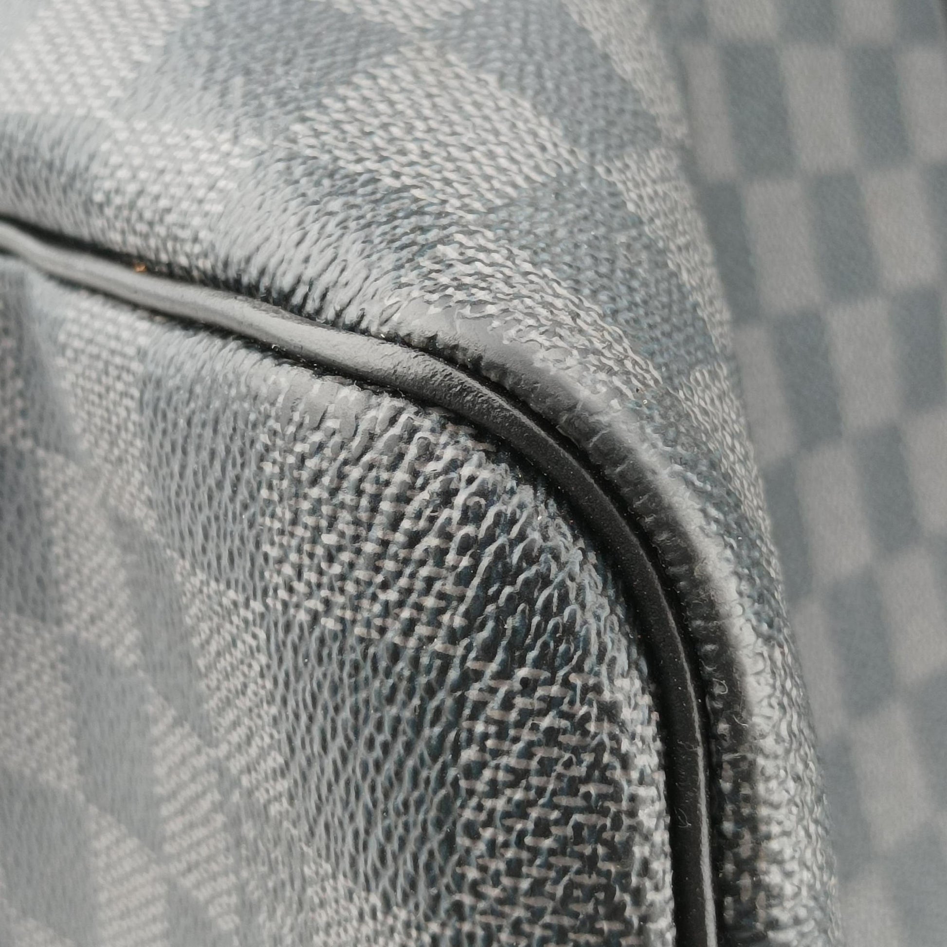 Keepall Bandouliere 55 Noir Damier Graphite N41413 MB2079キーポルバンドリエール55 ノワール ダミエグラフィット N41413 MB2079