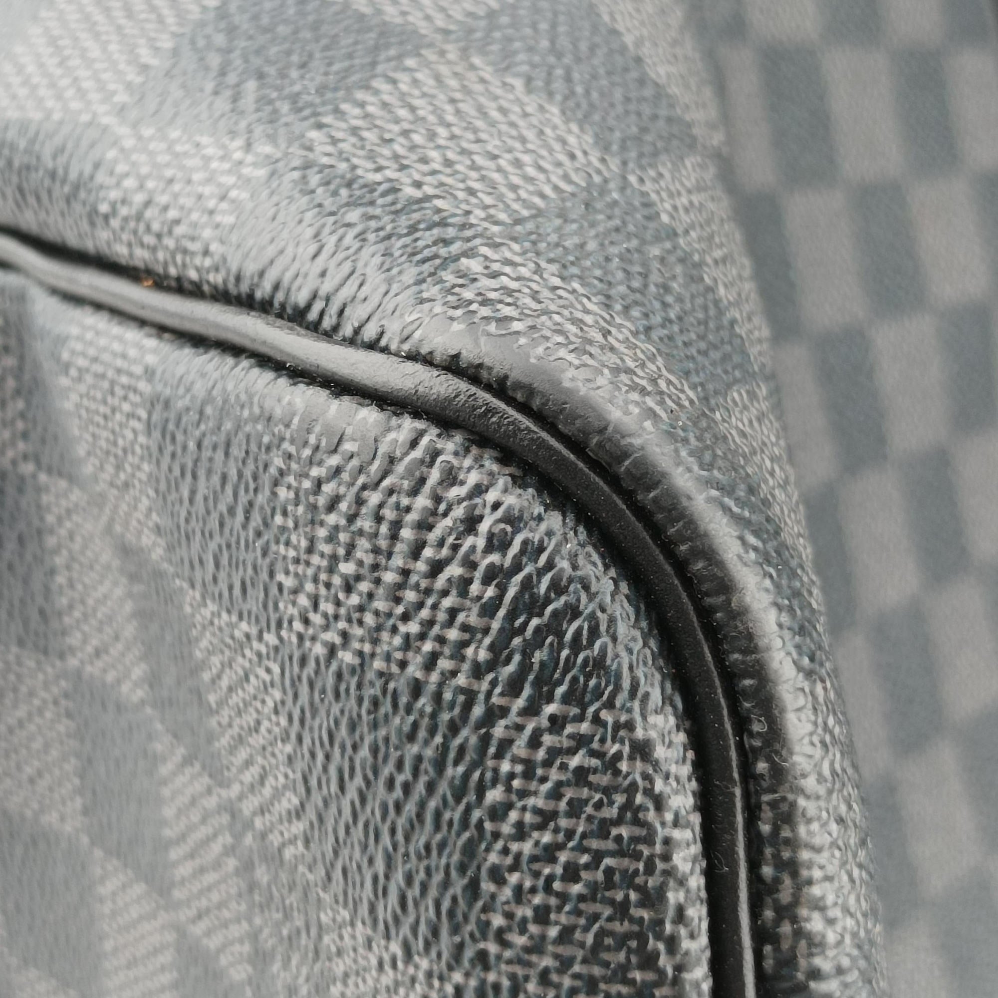 Keepall Bandouliere 55 Noir Damier Graphite N41413 MB2079キーポルバンドリエール55 ノワール ダミエグラフィット N41413 MB2079