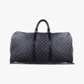Keepall Bandouliere 55 Noir Damier Graphite N41413 MB2079キーポルバンドリエール55 ノワール ダミエグラフィット N41413 MB2079