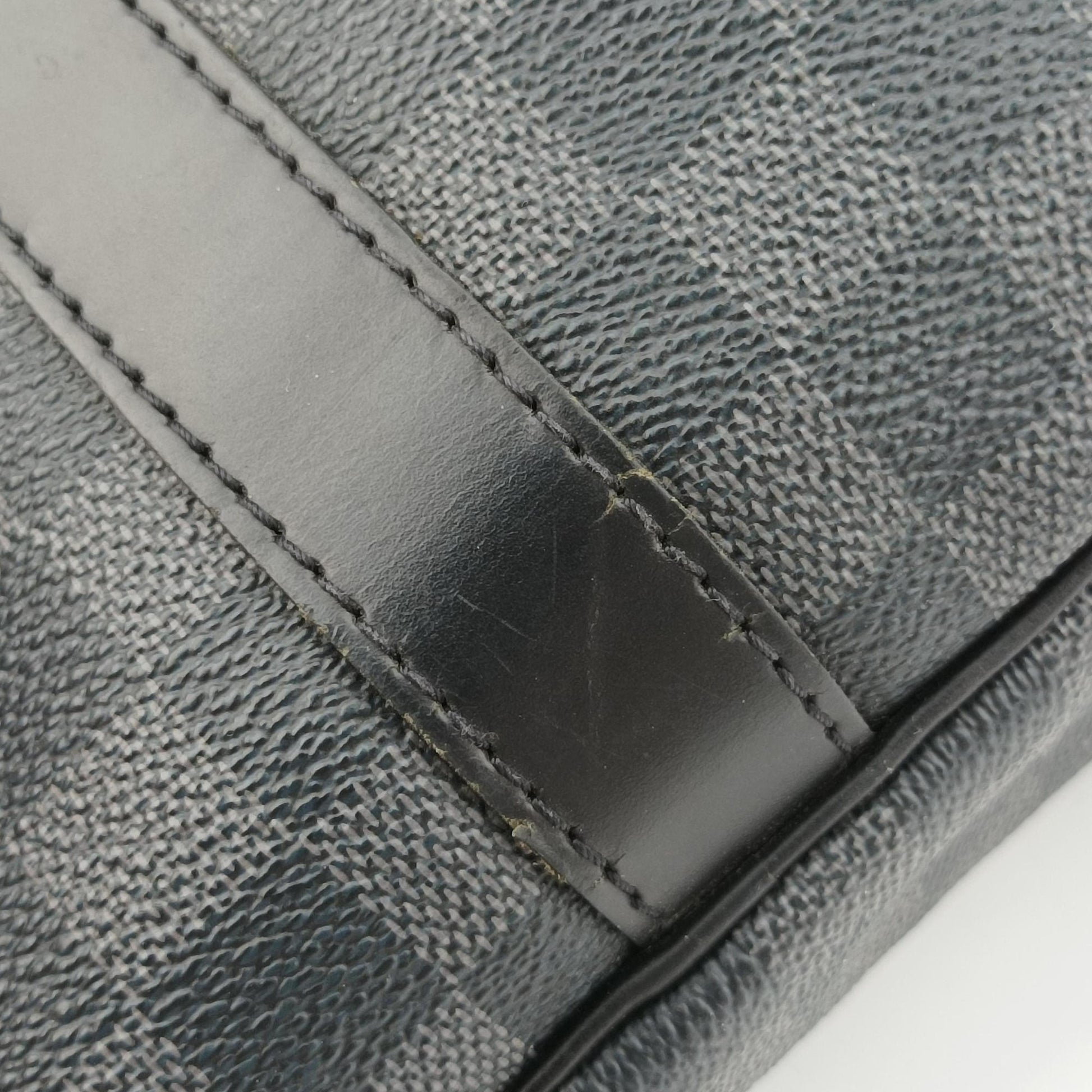 Keepall Bandouliere 55 Noir Damier Graphite N41413 MB2079キーポルバンドリエール55 ノワール ダミエグラフィット N41413 MB2079