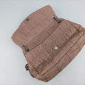 Gaufre Logo Flap Pink Nappa Leather BT0939 7/Qギャザー ロゴフラップ ピンク ナッパレザー BT0939 7/Q