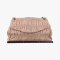 Gaufre Logo Flap Pink Nappa Leather BT0939 7/Qギャザー ロゴフラップ ピンク ナッパレザー BT0939 7/Q