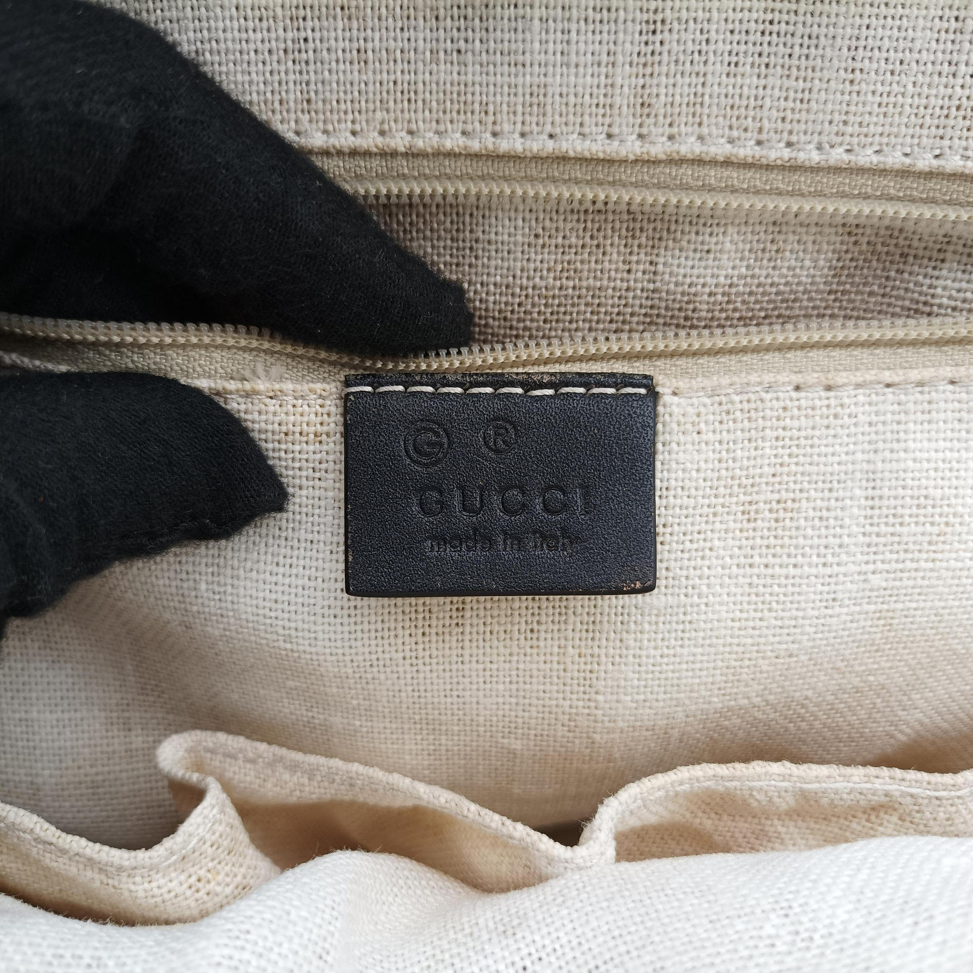 Microguccissima Black Leather 449663 A027587868マイクログッチシマ ブラック レザー 449663 A027587868