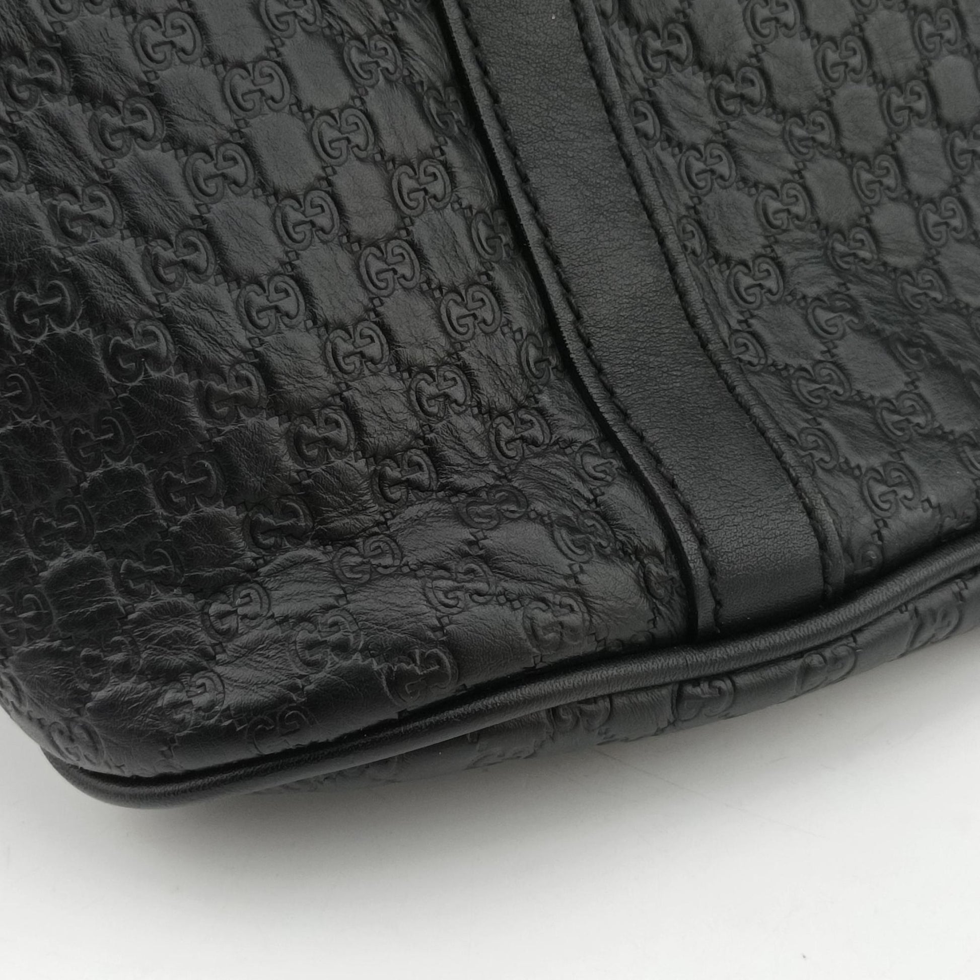 Microguccissima Black Leather 449663 A027587868マイクログッチシマ ブラック レザー 449663 A027587868