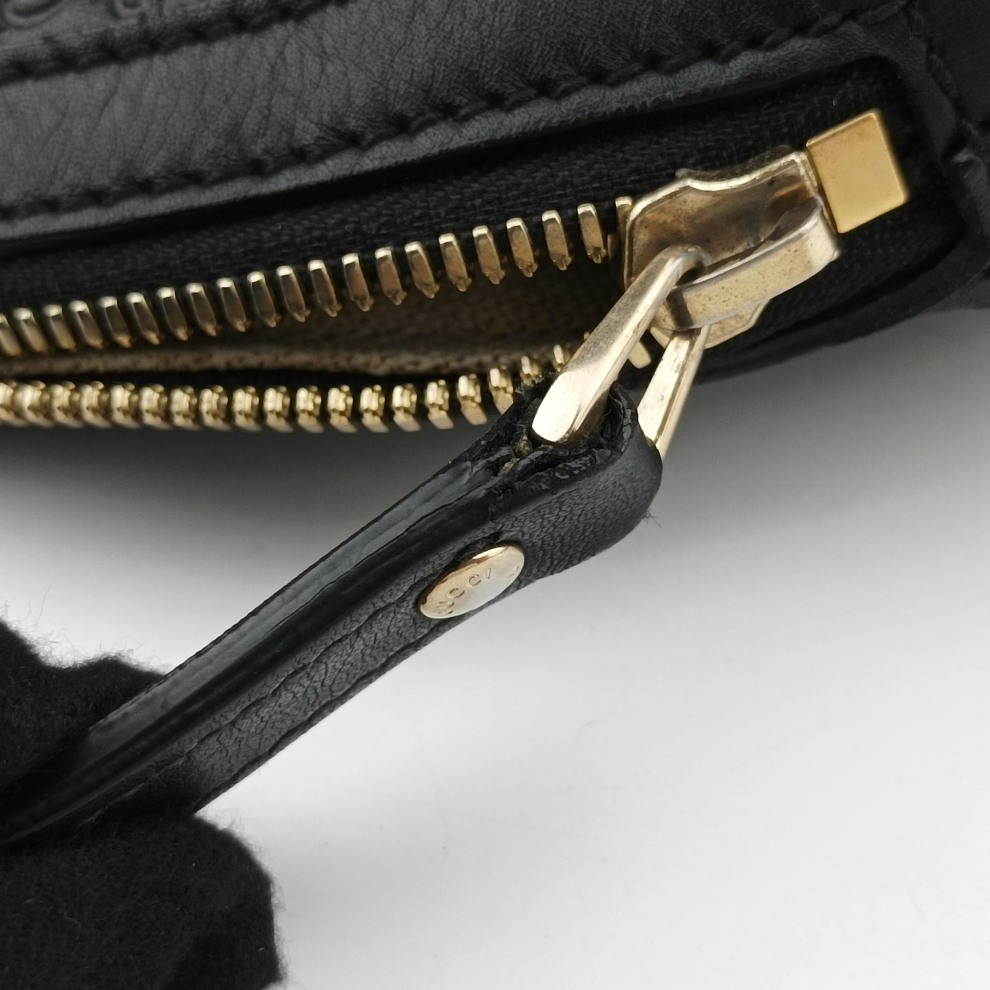 Microguccissima Black Leather 449663 A027587868マイクログッチシマ ブラック レザー 449663 A027587868