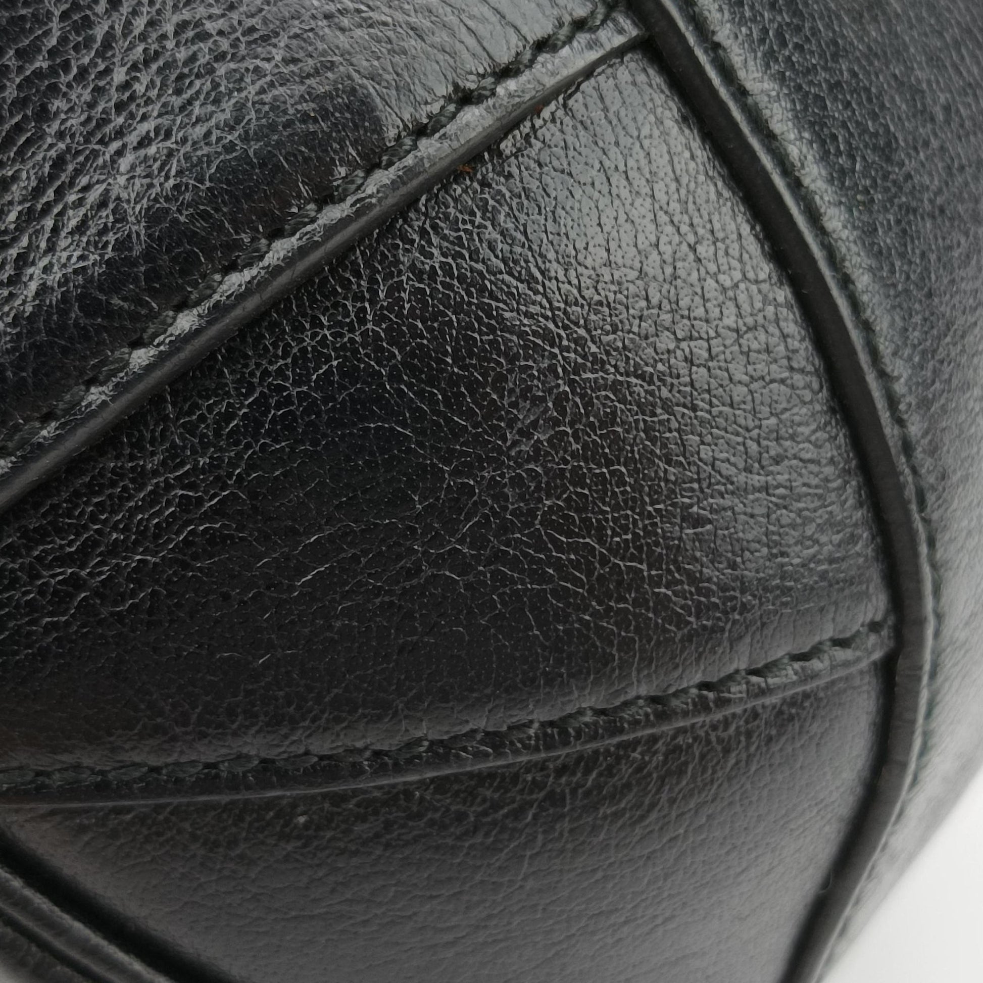 Basketball Shape Black Leather 547855 E027025791バスケットボールシェイプ ブラック レザー 547855 E027025791