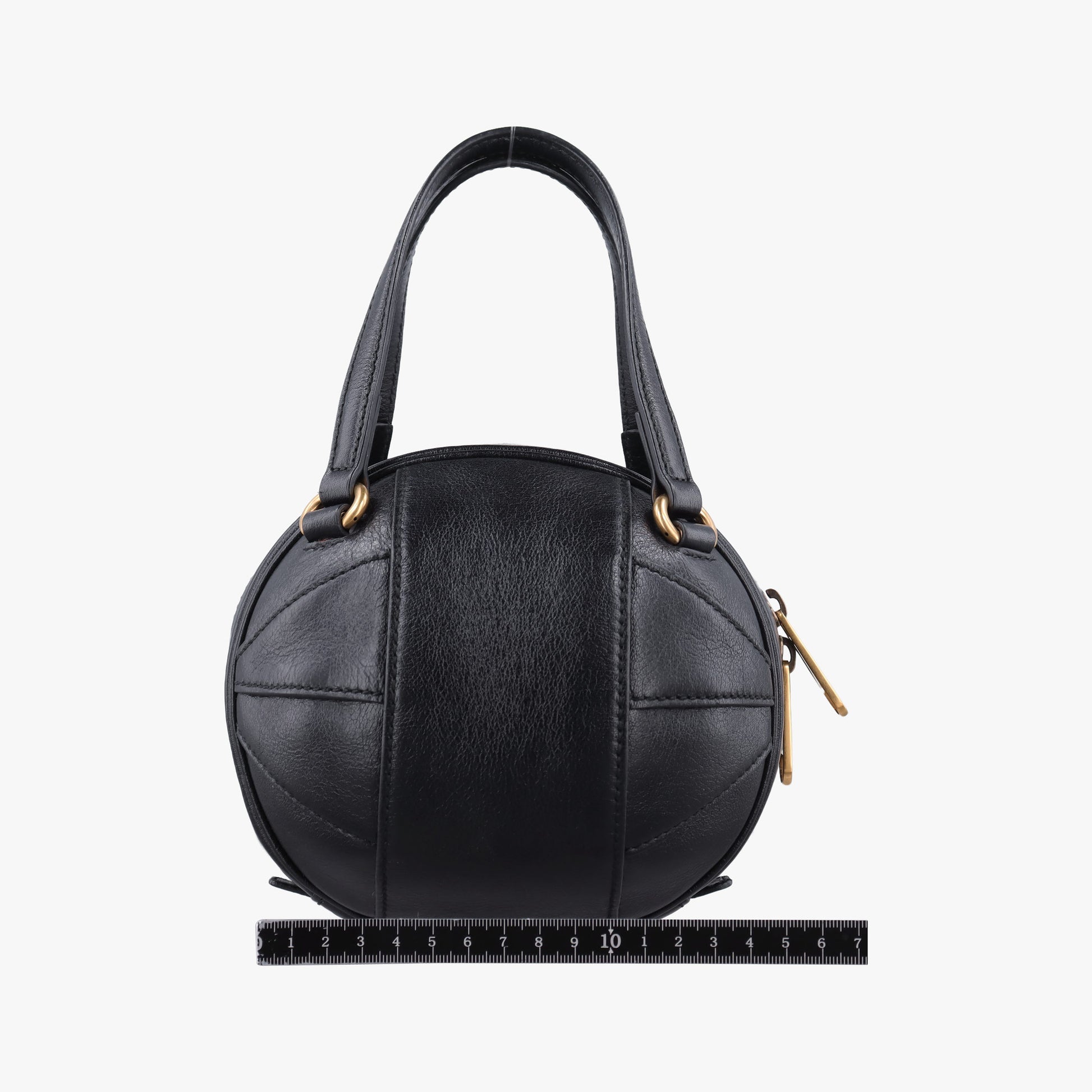 Basketball Shape Black Leather 547855 E027025791バスケットボールシェイプ ブラック レザー 547855 E027025791