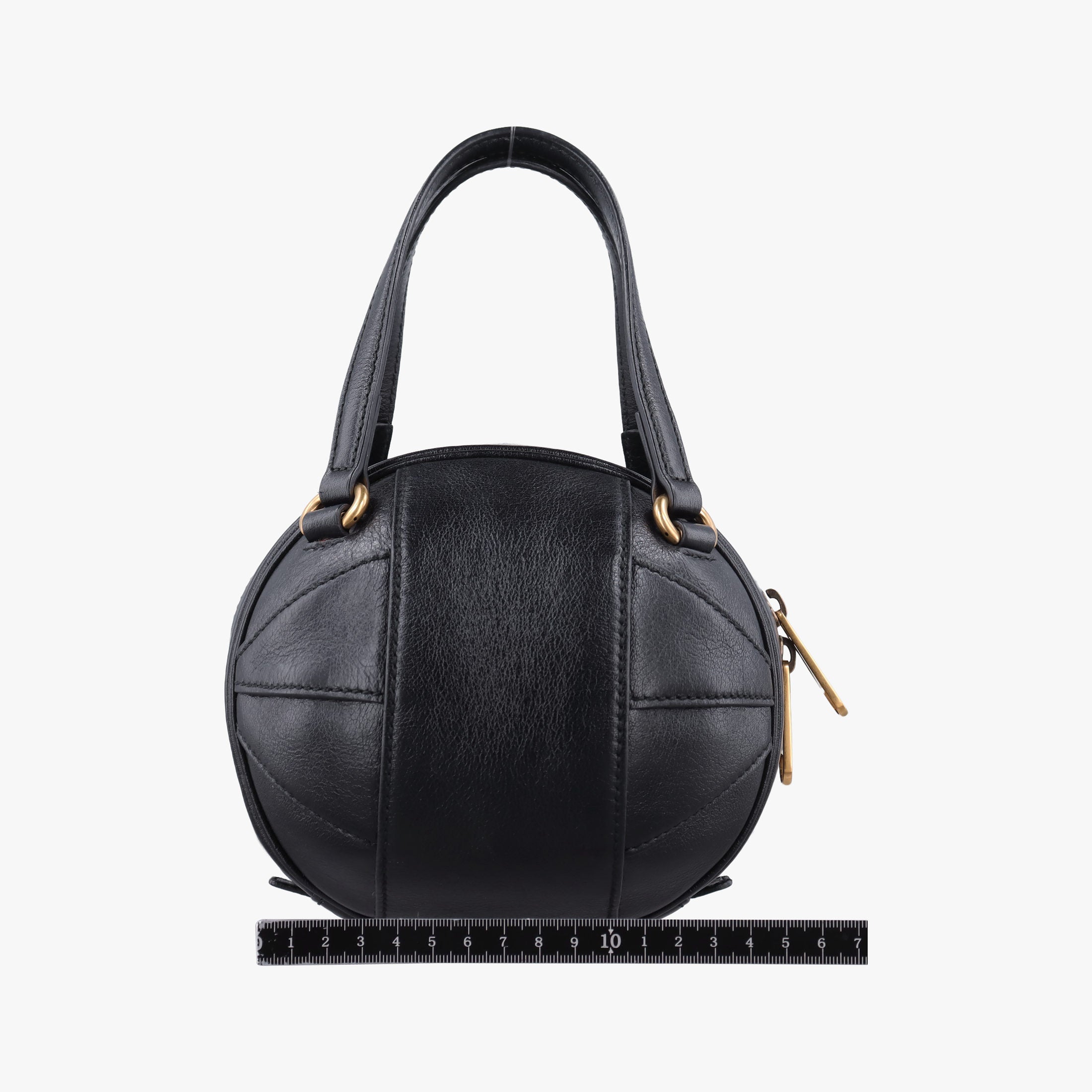 Basketball Shape Black Leather 547855 E027025791バスケットボールシェイプ ブラック レザー 547855 E027025791