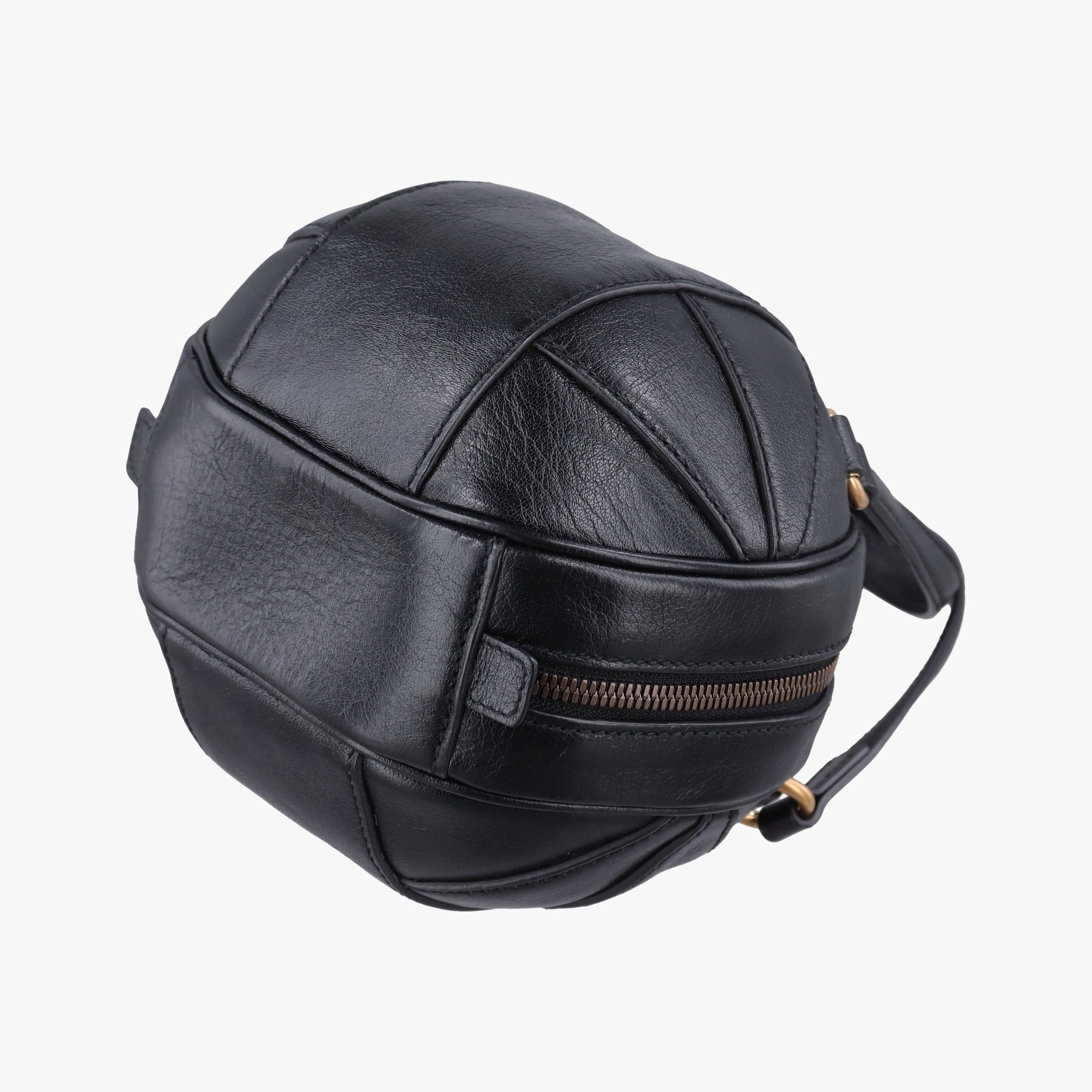 Basketball Shape Black Leather 547855 E027025791バスケットボールシェイプ ブラック レザー 547855 E027025791