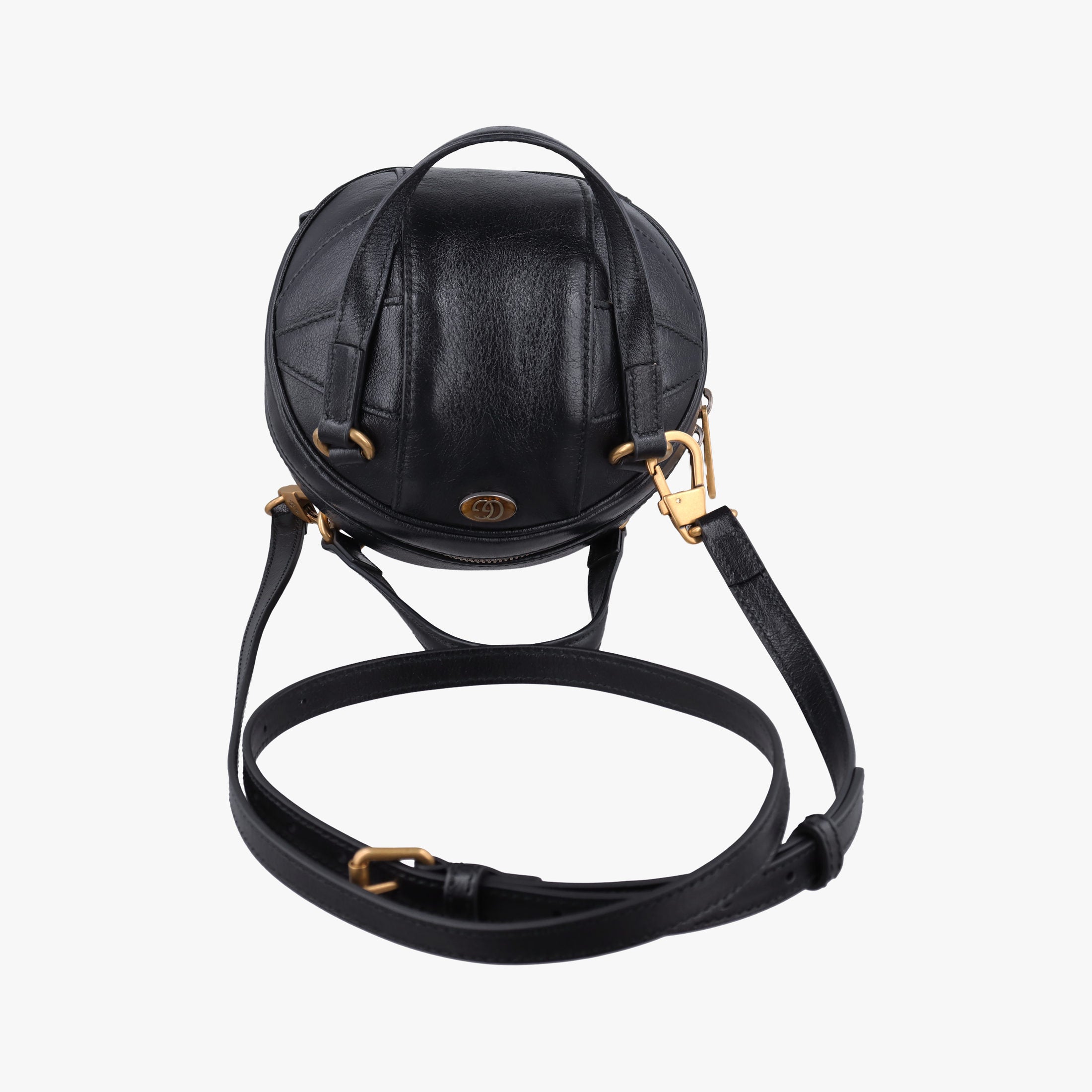 Basketball Shape Black Leather 547855 E027025791バスケットボールシェイプ ブラック レザー 547855 E027025791