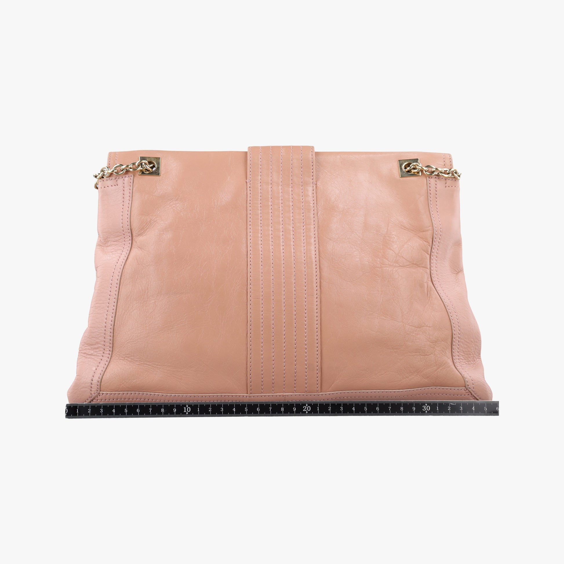 Maxi Baguette Flap Pink Leather 8BT143 8BT143-ZM1 109-2579マキシ バゲット フラップ ピンク レザー 8BT143 8BT143-ZM1 109-2579