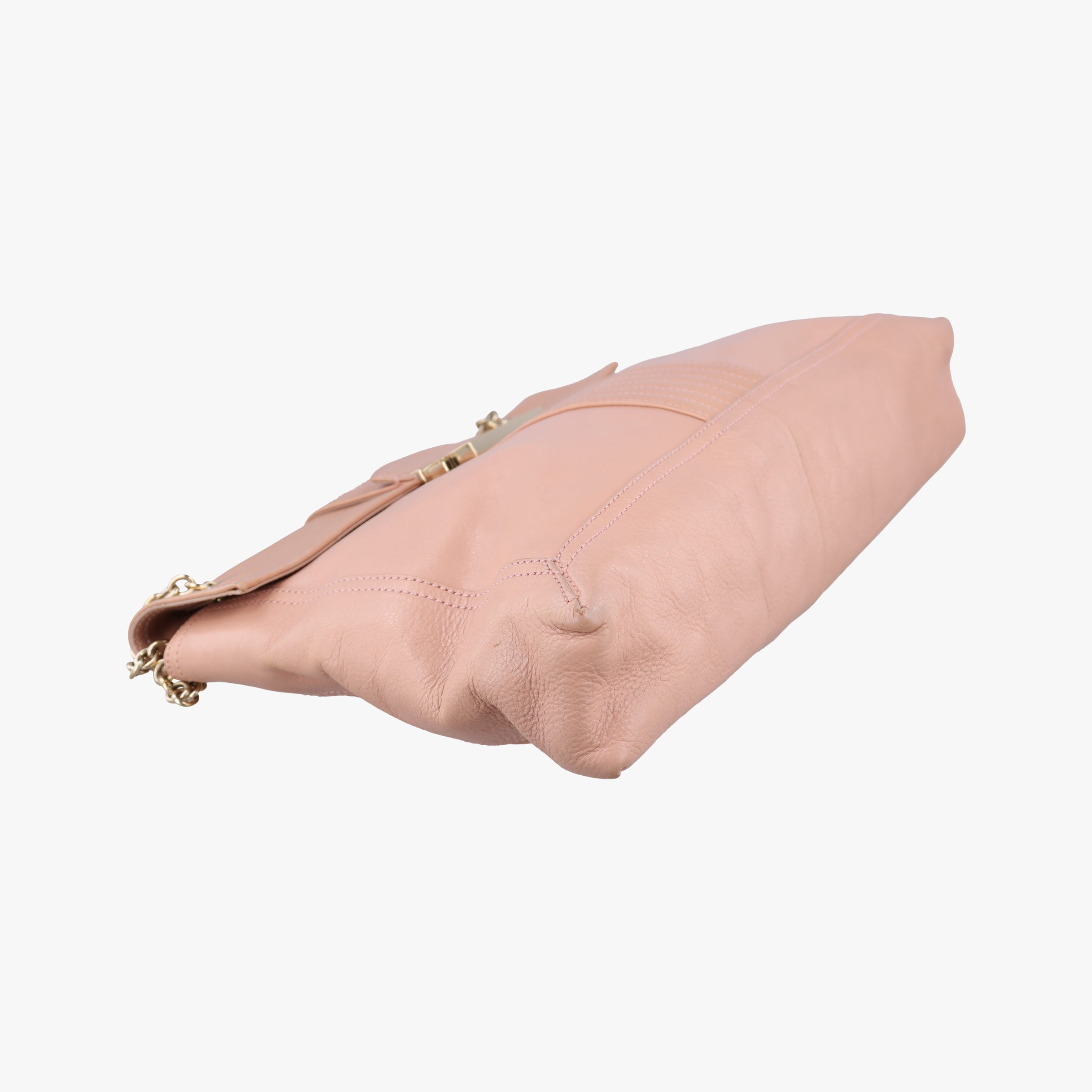 Maxi Baguette Flap Pink Leather 8BT143 8BT143-ZM1 109-2579マキシ バゲット フラップ ピンク レザー 8BT143 8BT143-ZM1 109-2579