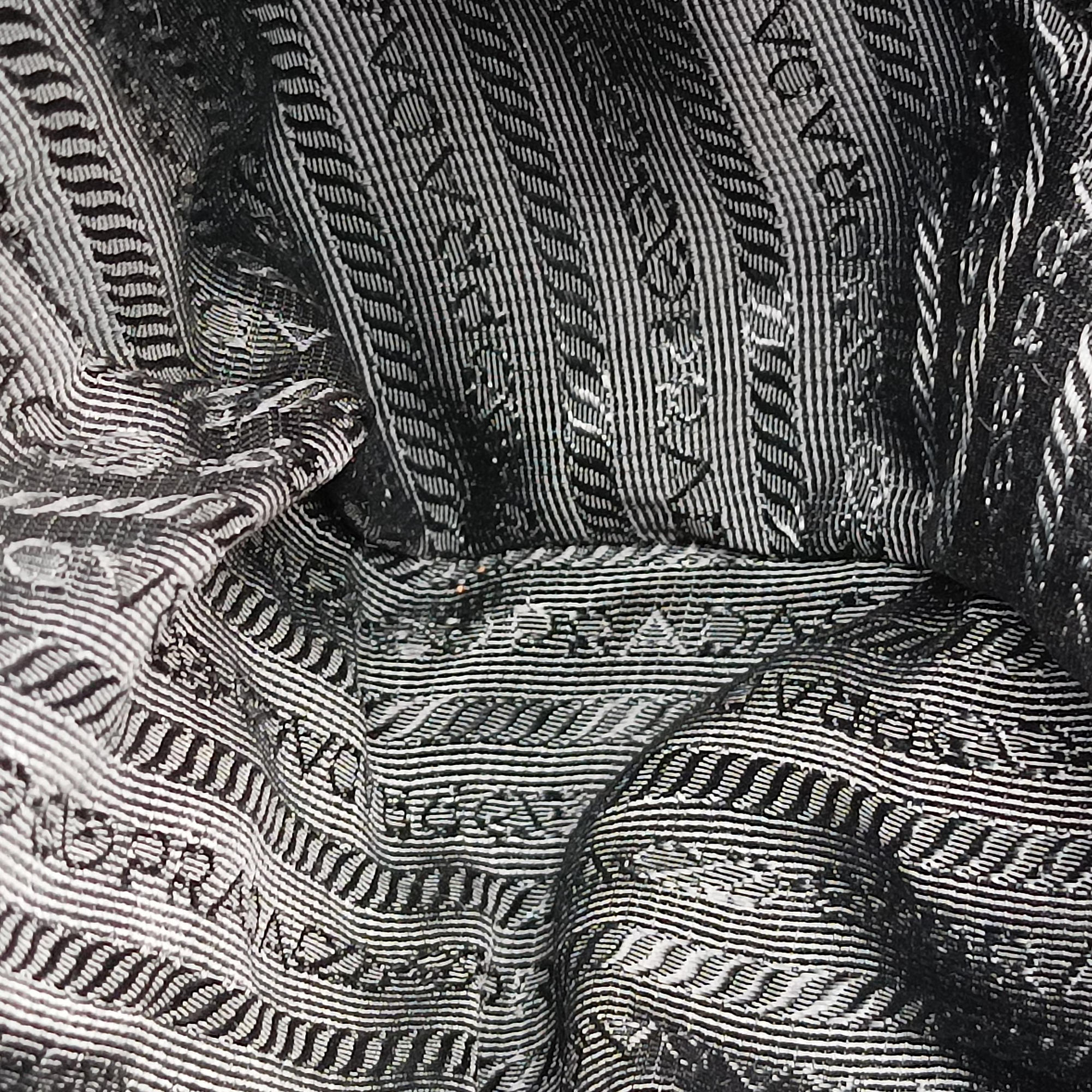 Gaufre Black Nylon 8 165ギャザー ブラック ナイロン 8 165