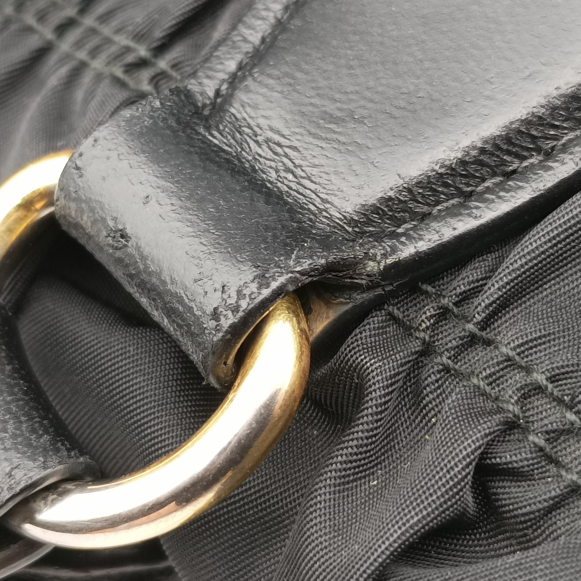 Gaufre Black Nylon 8 165ギャザー ブラック ナイロン 8 165