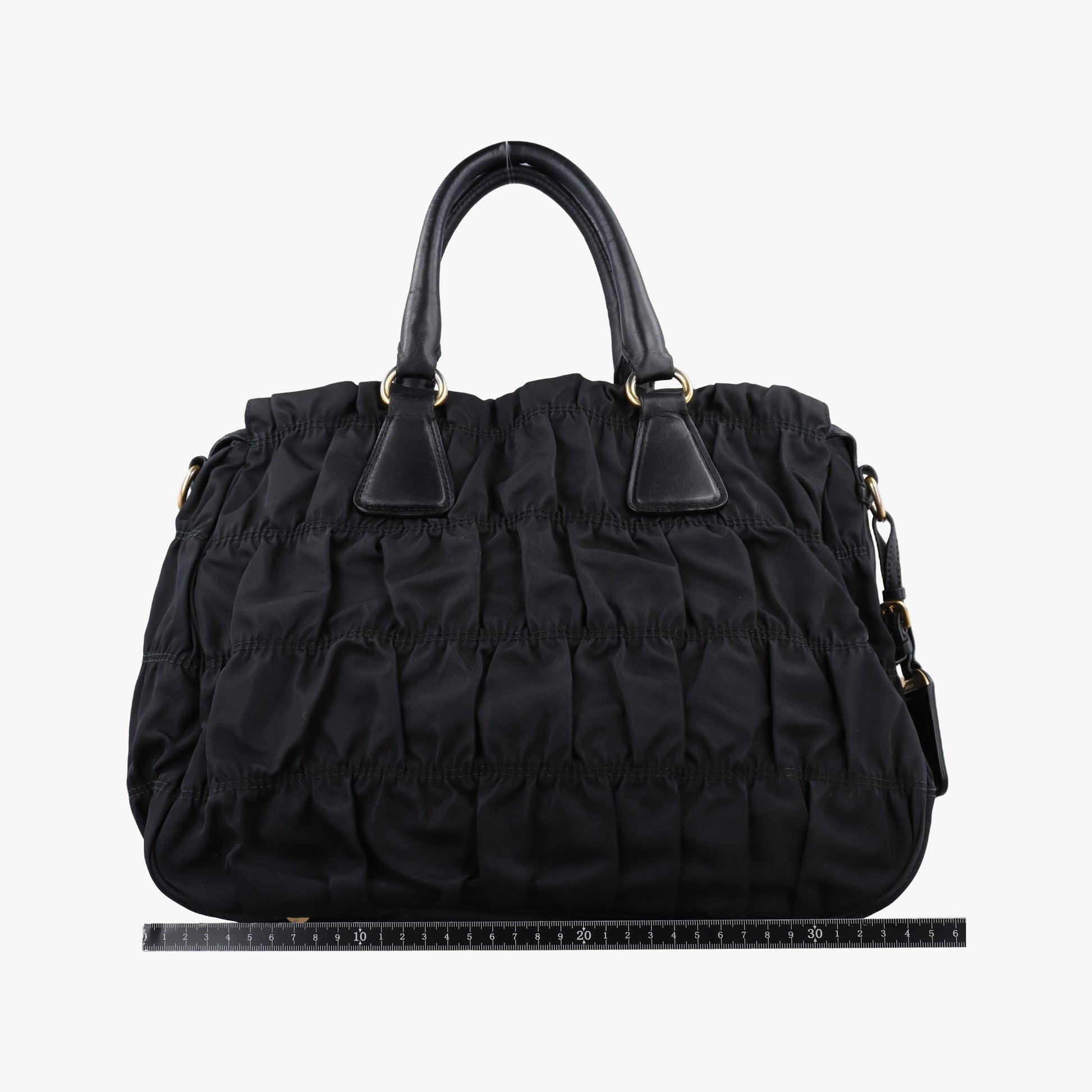 Gaufre Black Nylon 8 165ギャザー ブラック ナイロン 8 165