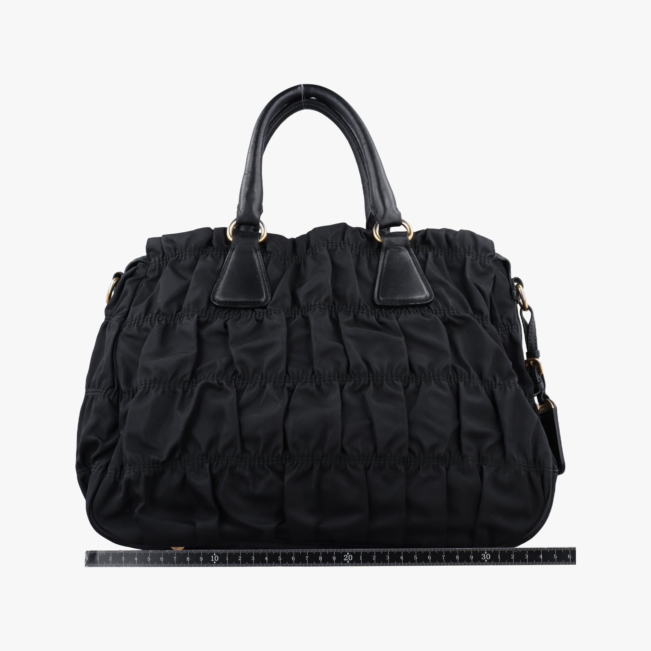 Gaufre Black Nylon 8 165ギャザー ブラック ナイロン 8 165