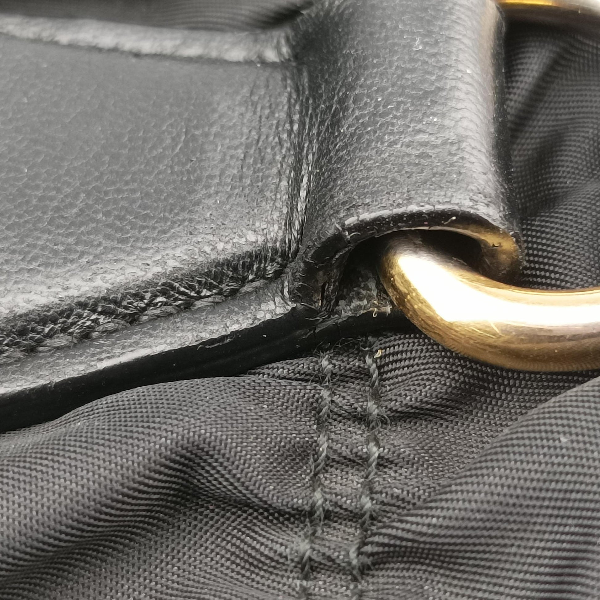 Gaufre Black Nylon 8 165ギャザー ブラック ナイロン 8 165