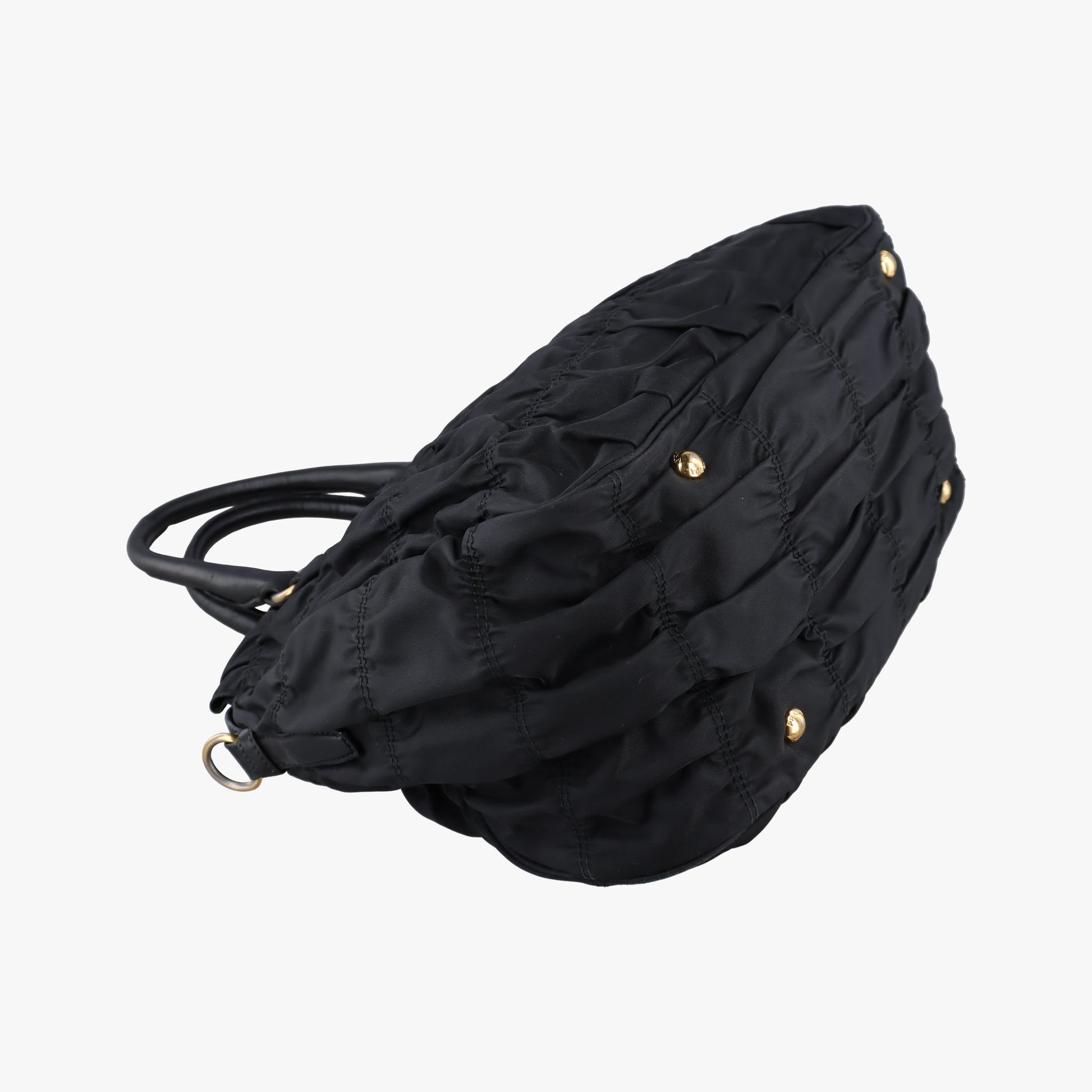 Gaufre Black Nylon 8 165ギャザー ブラック ナイロン 8 165