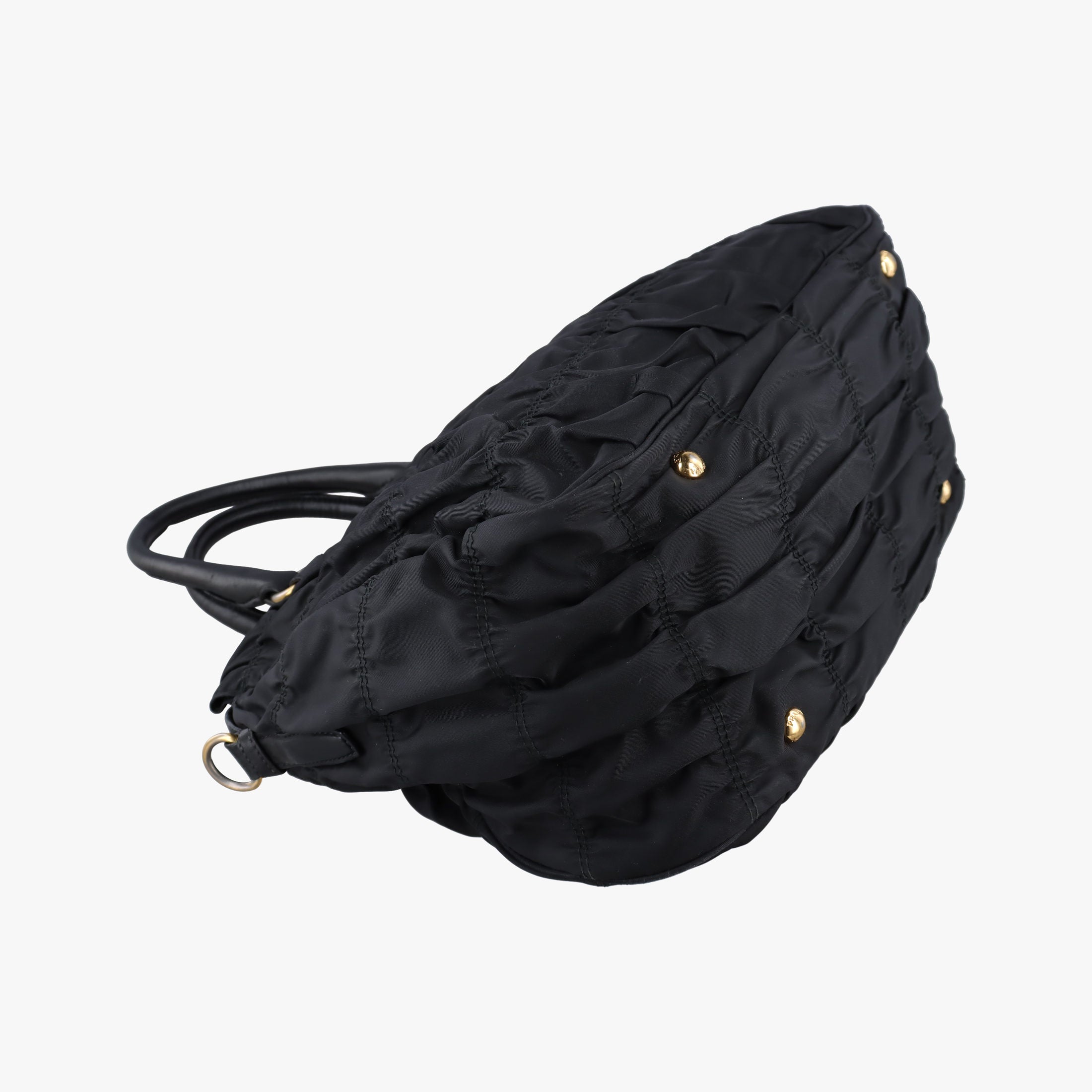 Gaufre Black Nylon 8 165ギャザー ブラック ナイロン 8 165
