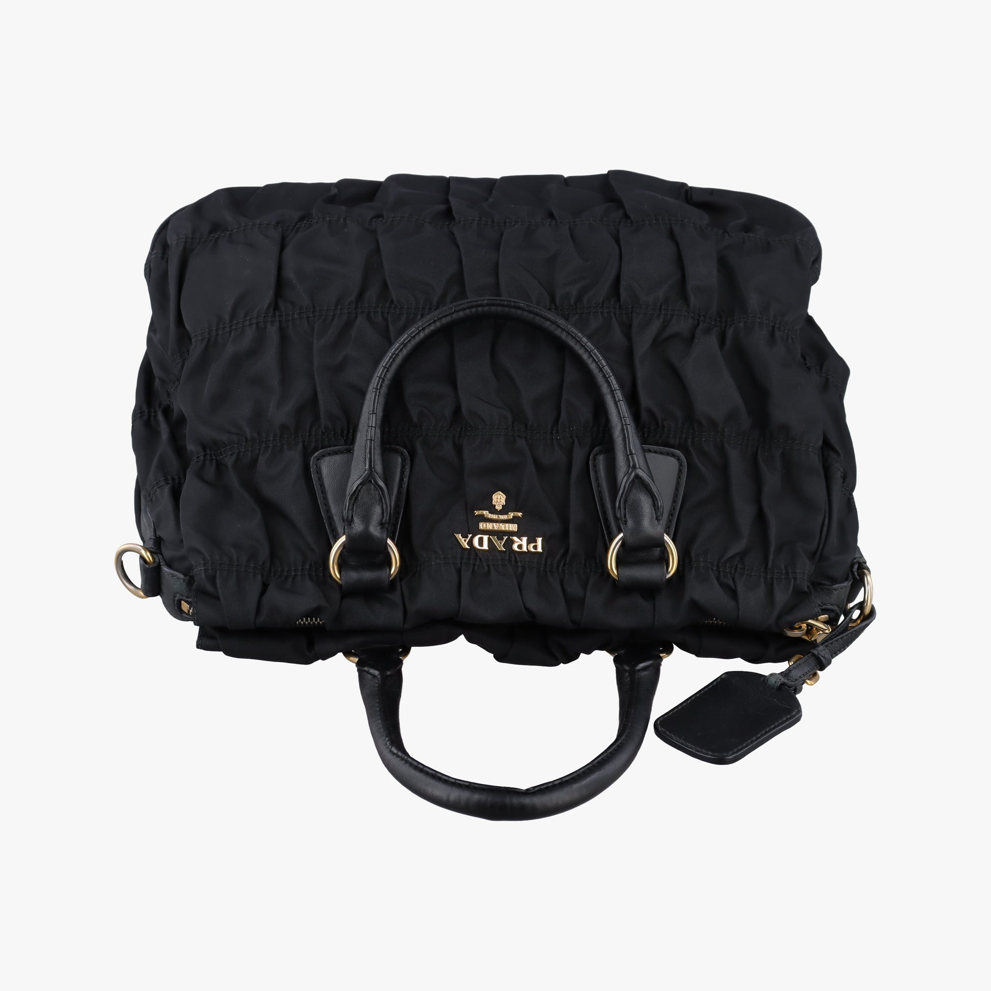 Gaufre Black Nylon 8 165ギャザー ブラック ナイロン 8 165