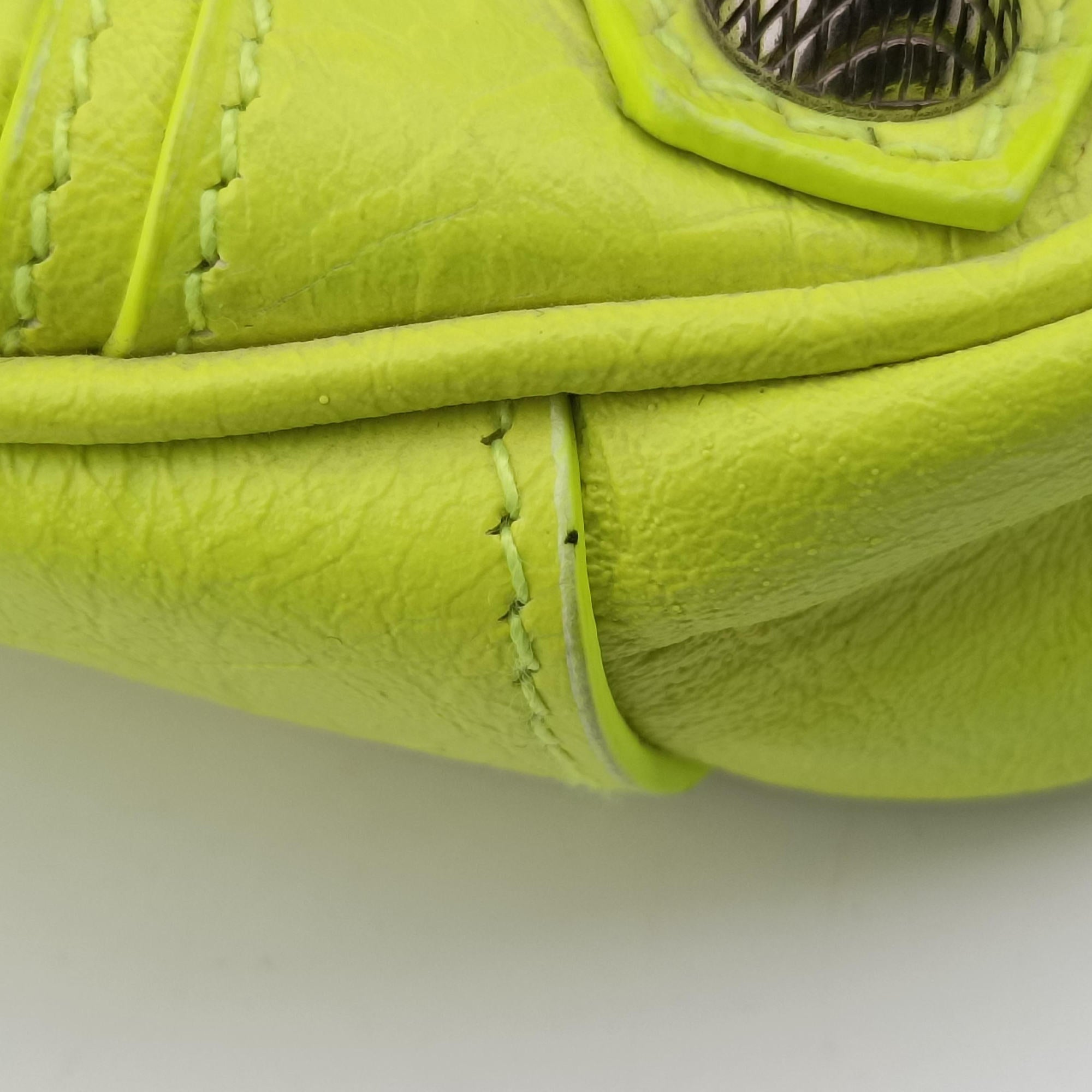 Le Cagole Green lambskin 605814-7206.R.493075ルカゴール グリーン ラムスキン 605814-7206.R.493075