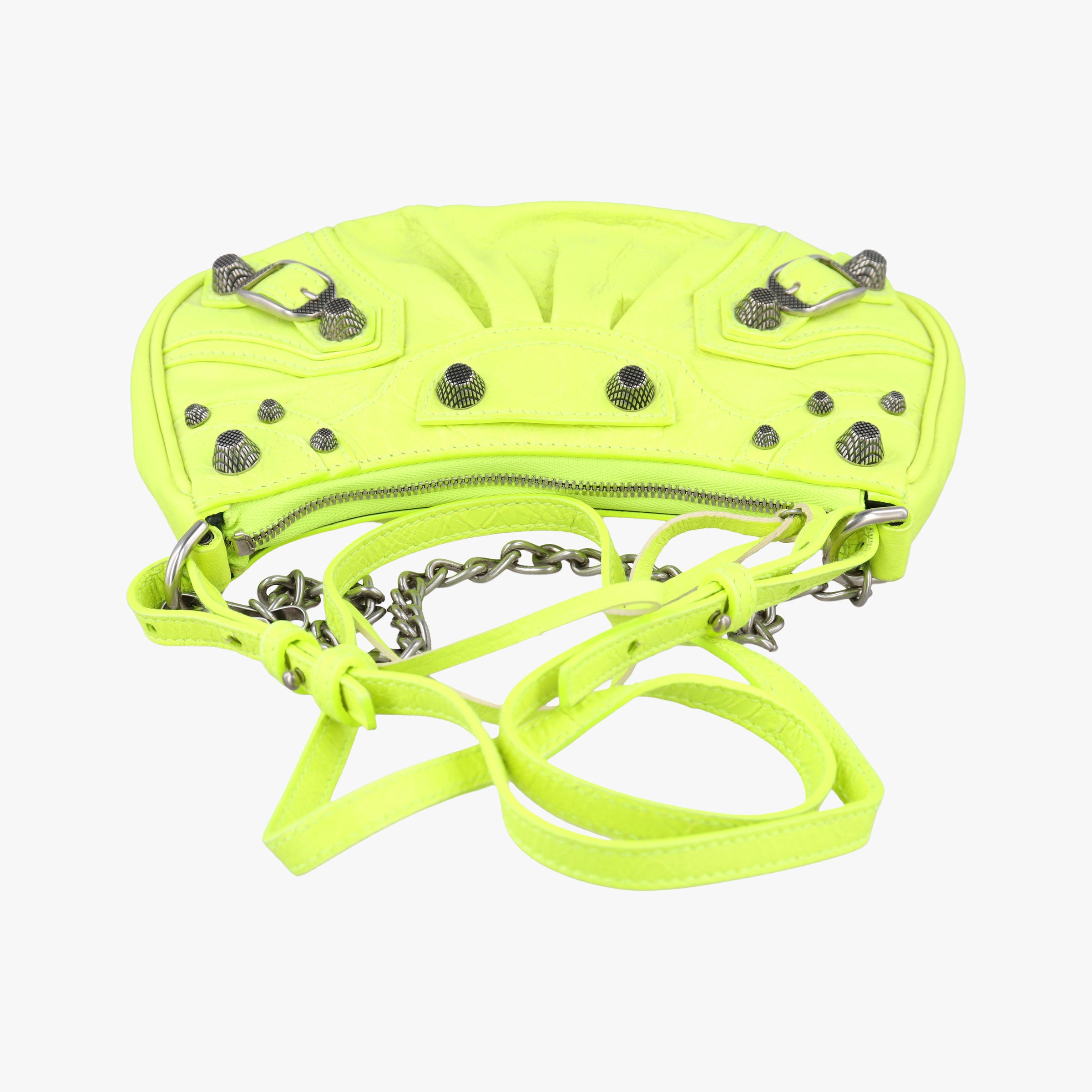 Le Cagole Green lambskin 605814-7206.R.493075ルカゴール グリーン ラムスキン 605814-7206.R.493075