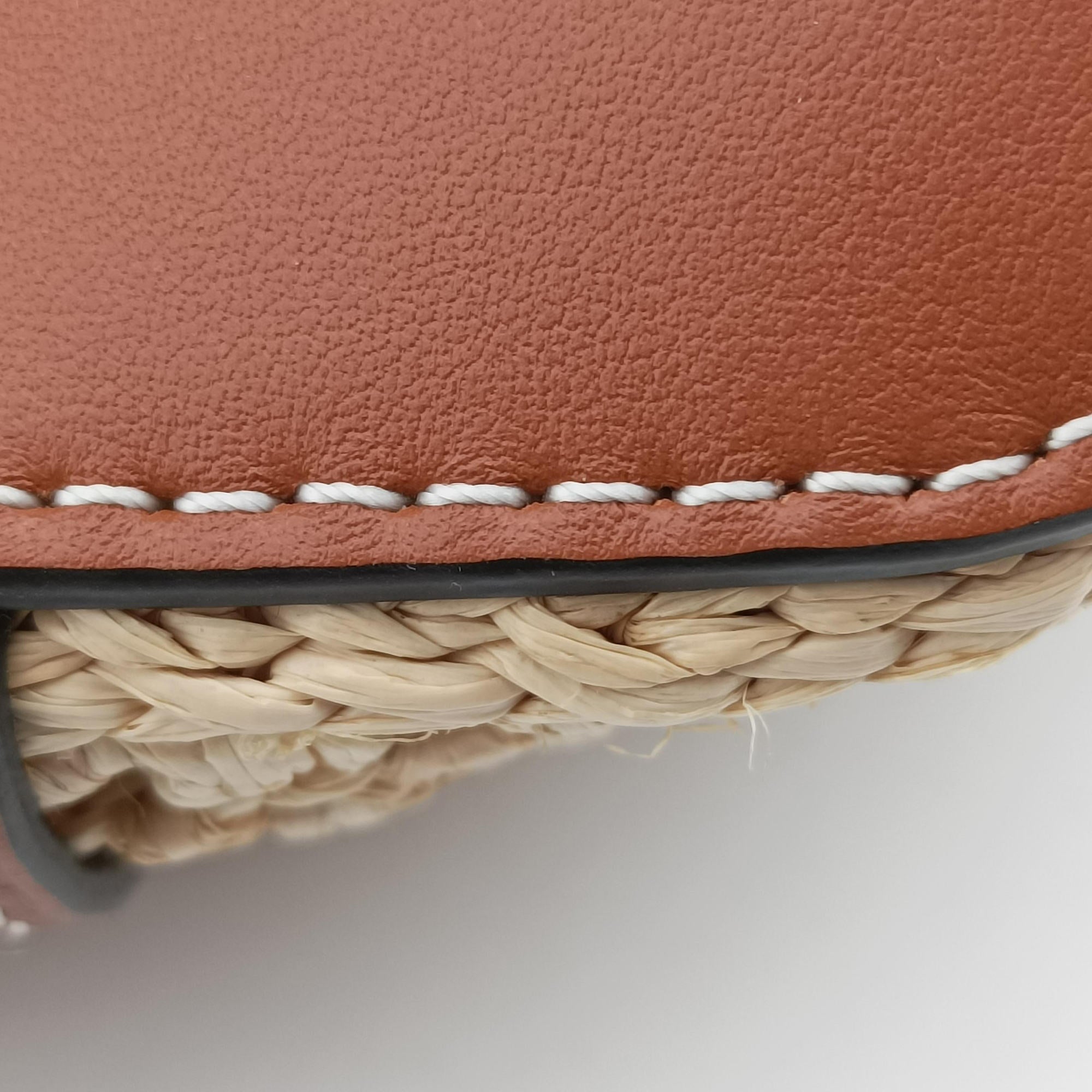 Noé Purse Beige x Brown natural raffia M83521 IC Chipノエ パース ベージュ×ブラウン ナチュラルラフィア M83521 ICチップ