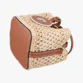 Noé Purse Beige x Brown natural raffia M83521 IC Chipノエ パース ベージュ×ブラウン ナチュラルラフィア M83521 ICチップ