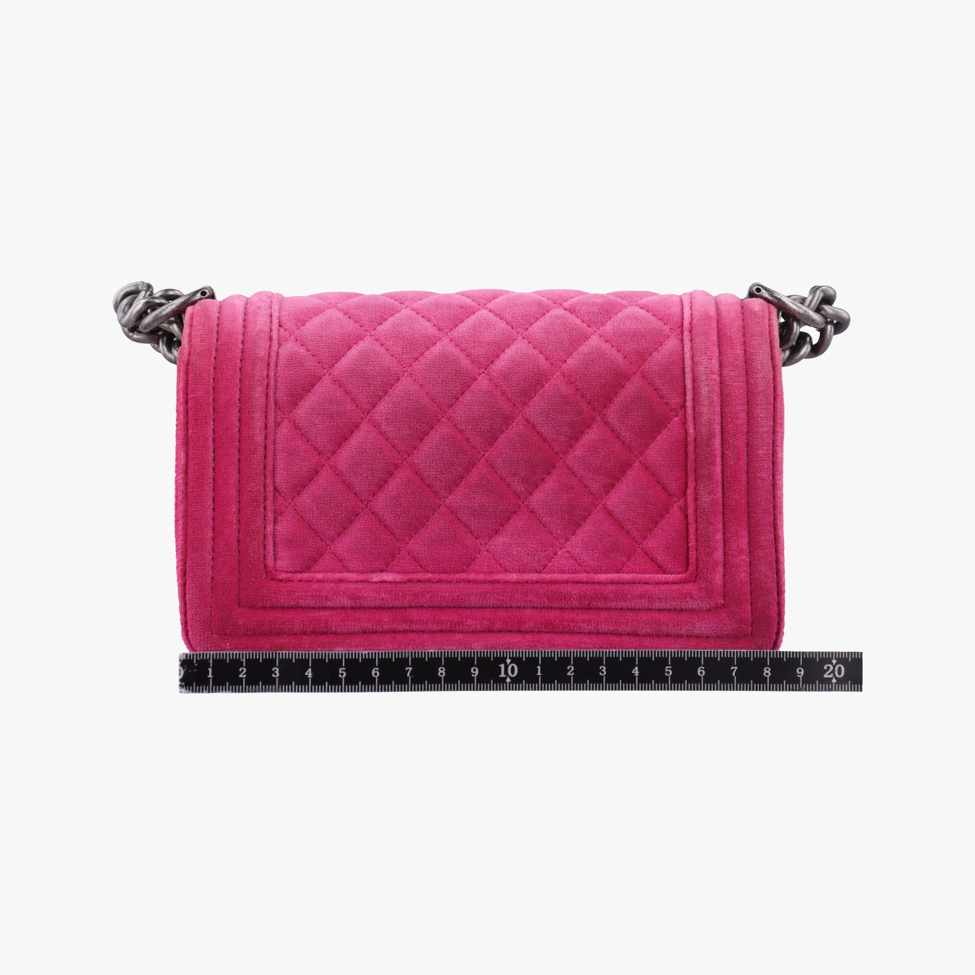 BOY CHANEL Rose velour A67416 18369592ボーイシャネル ローズ レッド ベロア A67416 18369592