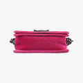 BOY CHANEL Rose velour A67416 18369592ボーイシャネル ローズ レッド ベロア A67416 18369592