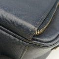 Triangle Logo Plate Navy Saffiano Leather 164 7/R三角 ロゴ プレート ブルーブラック サフィアーノレザー 164 7/R