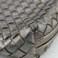 NODINI Intrecciato Silver Gray lambskin B06389674Zノディーニ イントレチャート シルバーグレー ラムスキン B06389674Z