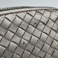 NODINI Intrecciato Silver Gray lambskin B06389674Zノディーニ イントレチャート シルバーグレー ラムスキン B06389674Z