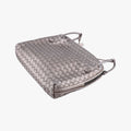 NODINI Intrecciato Silver Gray lambskin B06389674Zノディーニ イントレチャート シルバーグレー ラムスキン B06389674Z