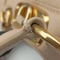 Cervo Frame Satchel Beige Leather 113セルボ フレーム サッチェル ベージュ レザー 113