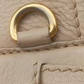 Cervo Frame Satchel Beige Leather 113セルボ フレーム サッチェル ベージュ レザー 113