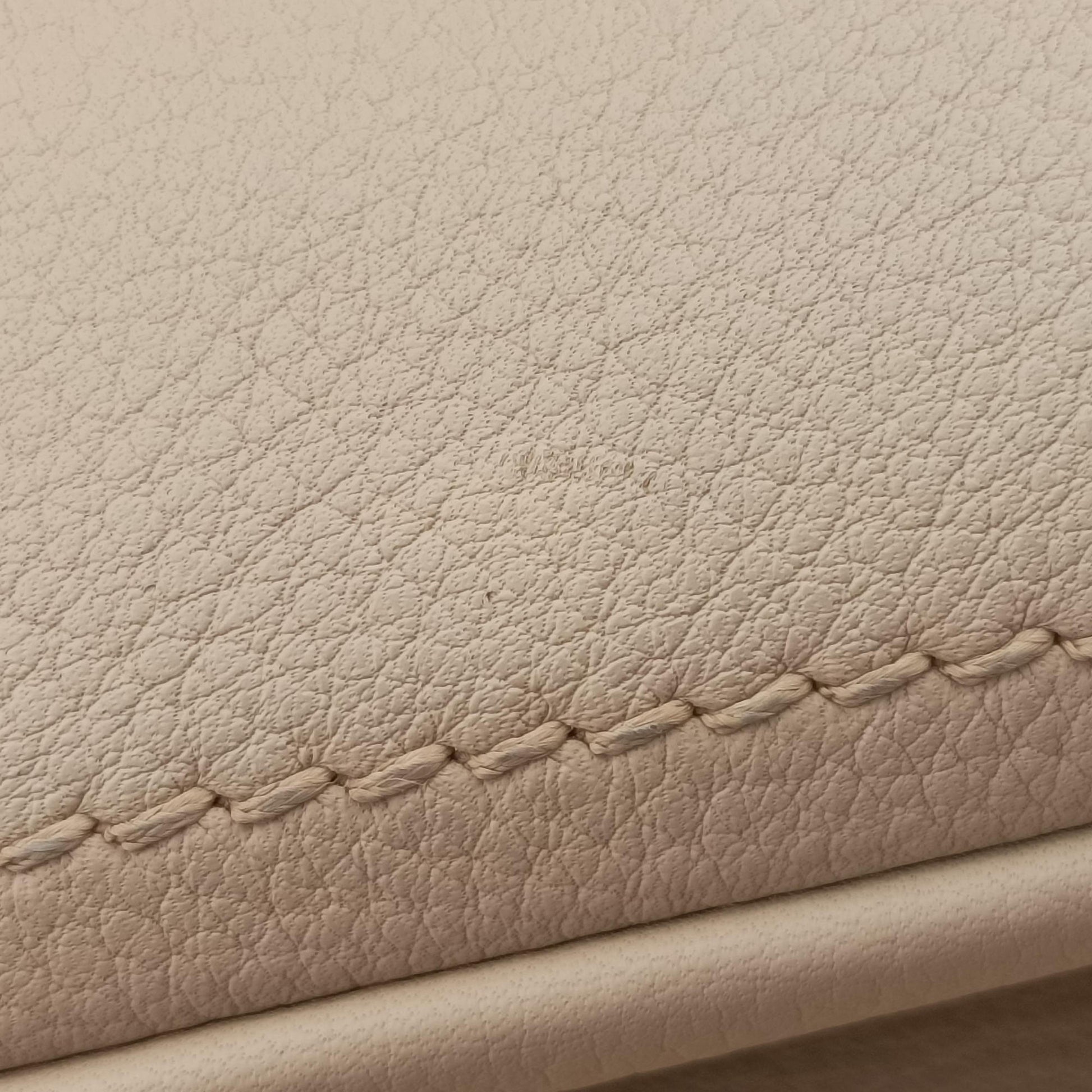 Cervo Frame Satchel Beige Leather 113セルボ フレーム サッチェル ベージュ レザー 113