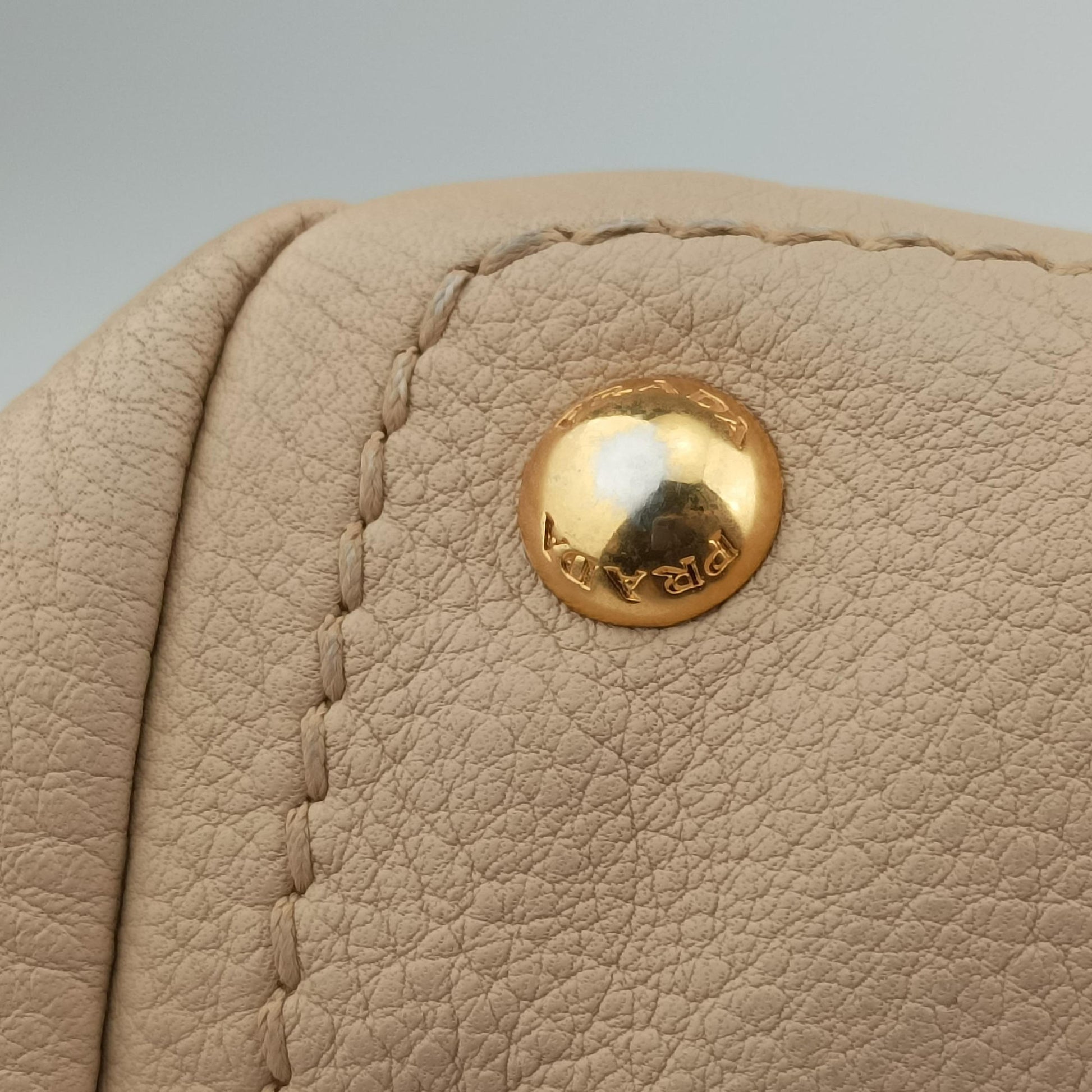 Cervo Frame Satchel Beige Leather 113セルボ フレーム サッチェル ベージュ レザー 113