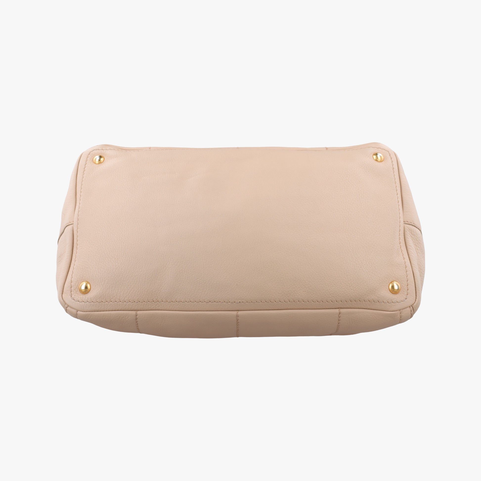 Cervo Frame Satchel Beige Leather 113セルボ フレーム サッチェル ベージュ レザー 113