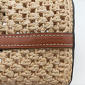 Noé Purse Beige x Brown natural raffia M83521 IC Chipノエ パース ベージュ×ブラウン ナチュラルラフィア M83521 ICチップ