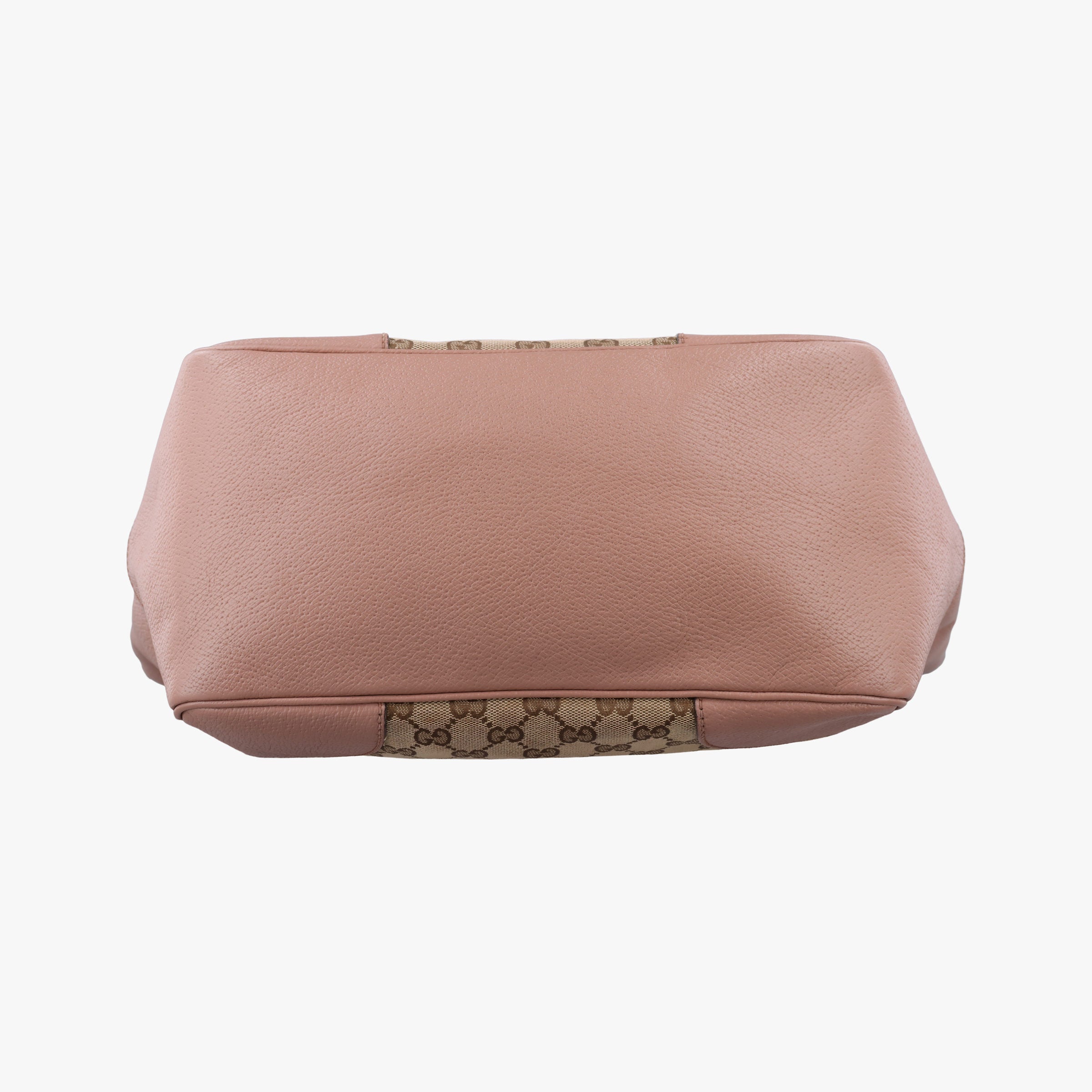 Bree Brown Leather×Canvas 323671 G015653987ブリー ブラウン レザー×キャンバス 323671 G015653987