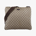 GG Plus GG Supreme Beige×Brown PVC coated canvas 201446 D6121252GGプラス GGスプリーム ベージュ×ブラウン PVCコーティングキャンバス 201446 D6121252