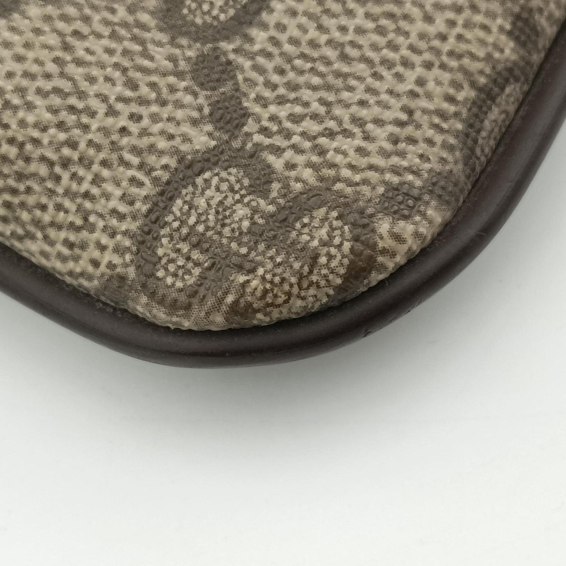 GG Plus GG Supreme Beige×Brown PVC coated canvas 201446 D6121252GGプラス GGスプリーム ベージュ×ブラウン PVCコーティングキャンバス 201446 D6121252